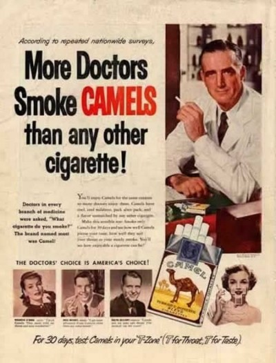 more doctors smoke Camel - ad